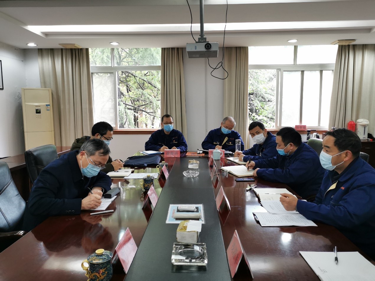 集團公司黨委書記、董事長虞岳明赴申達公司調研指導工作