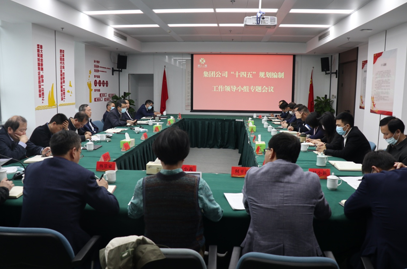 集團公司召開“十四五”規劃編制工作領導小組專題會議