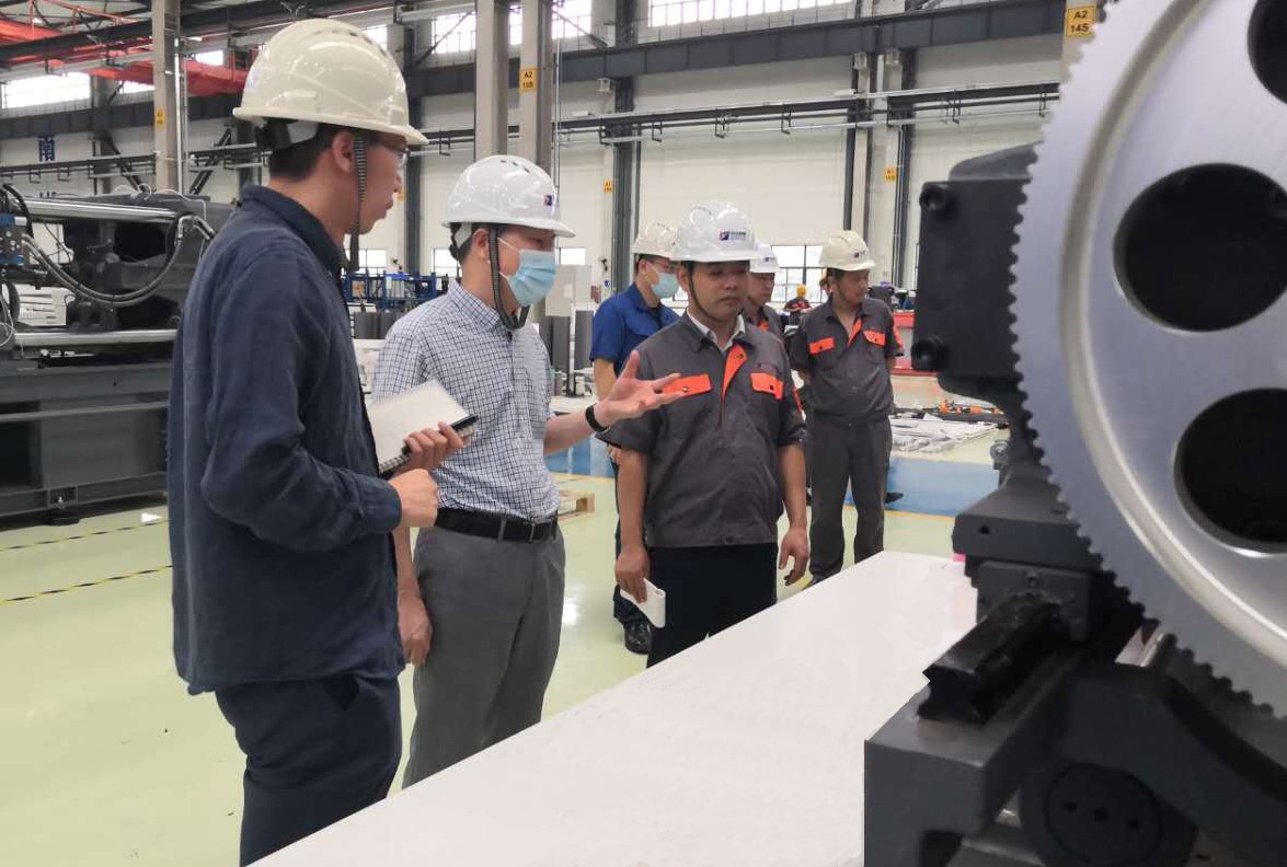 集團(tuán)公司黨委書記、董事長(zhǎng)虞岳明赴德清申達(dá)公司調(diào)研指導(dǎo)