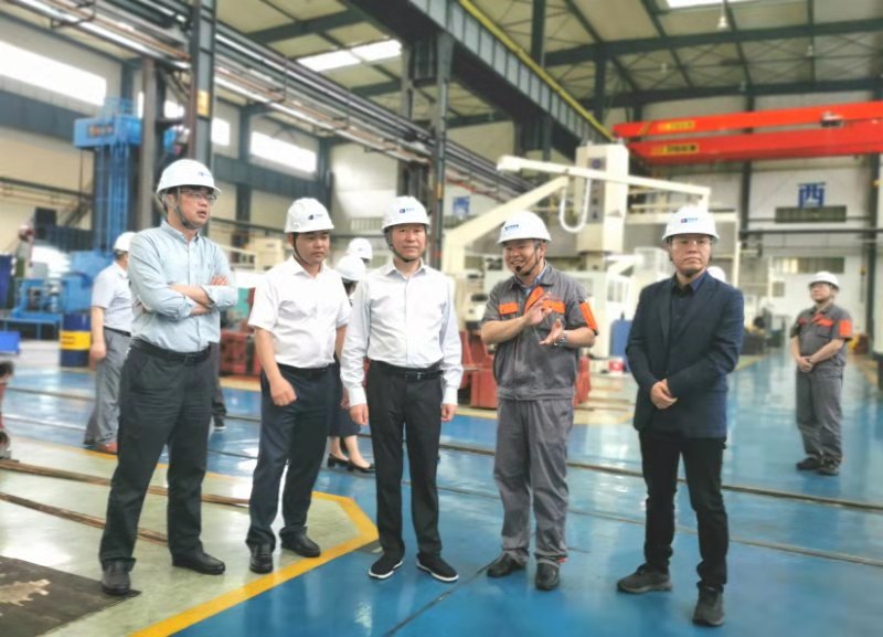 省國資委一級巡視員沈建平赴申達公司開展雙服務(wù)調(diào)研工作